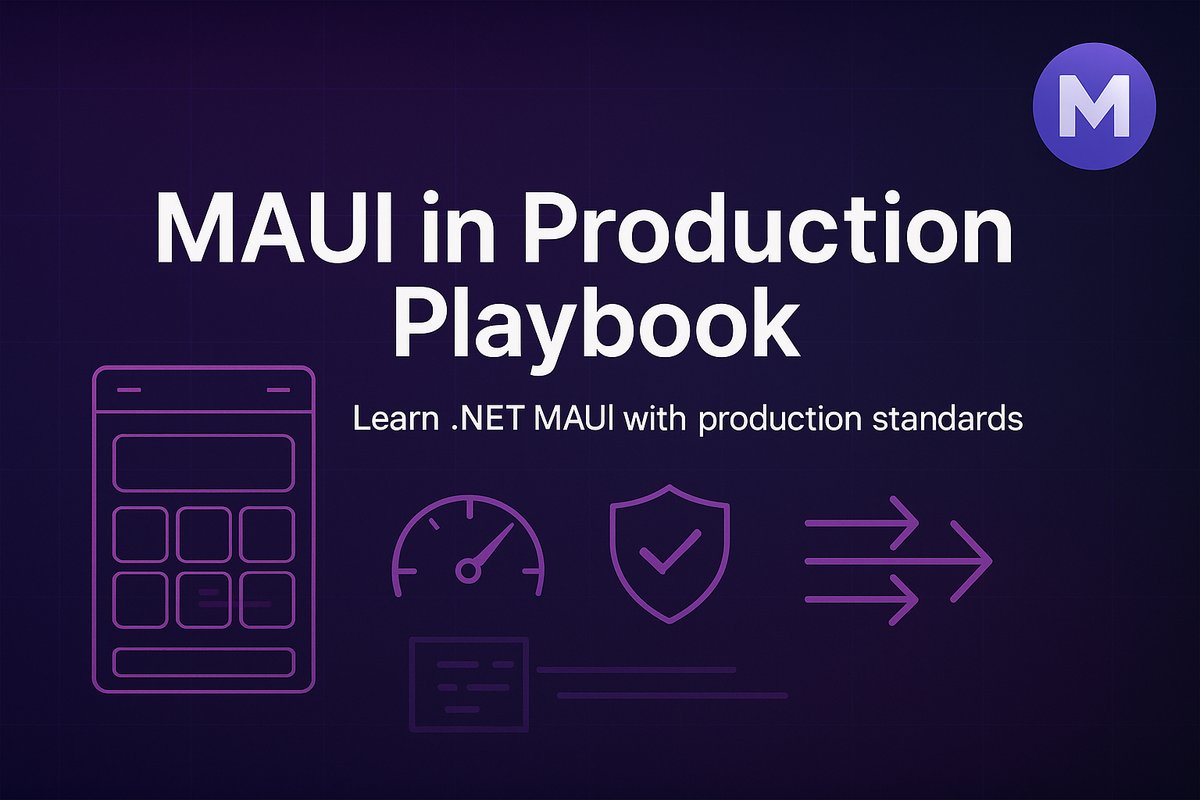 Learn .NET MAUI with production standards